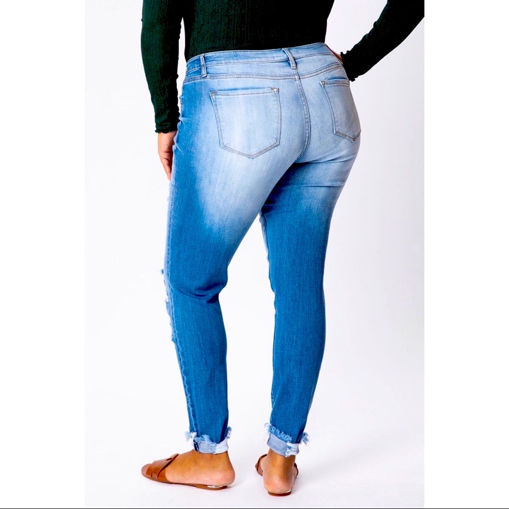 Hot! Last 1! Kancan high rise ankle skinny PLUS - Picture 4 of 10